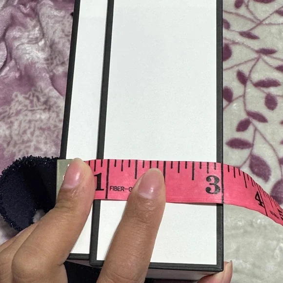 CHANEL BOX ONLY with Navy and Gold Accents - Picture 5 of 5